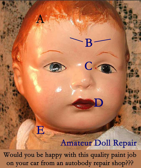 pedigree doll repairs