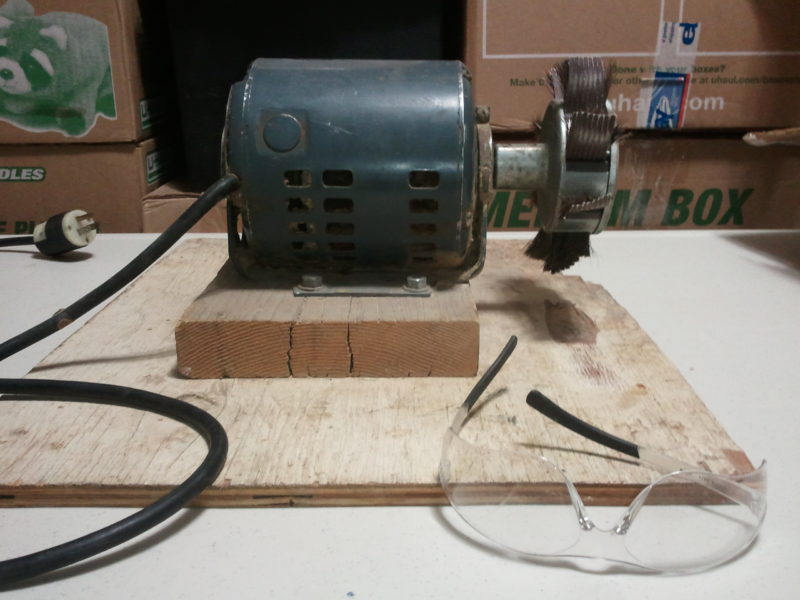 Sand-O-Flex sander used for composition doll repair.