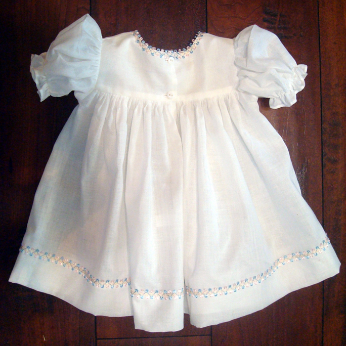 white baby doll dress