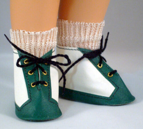 Green Skippy Lace Up Shoes