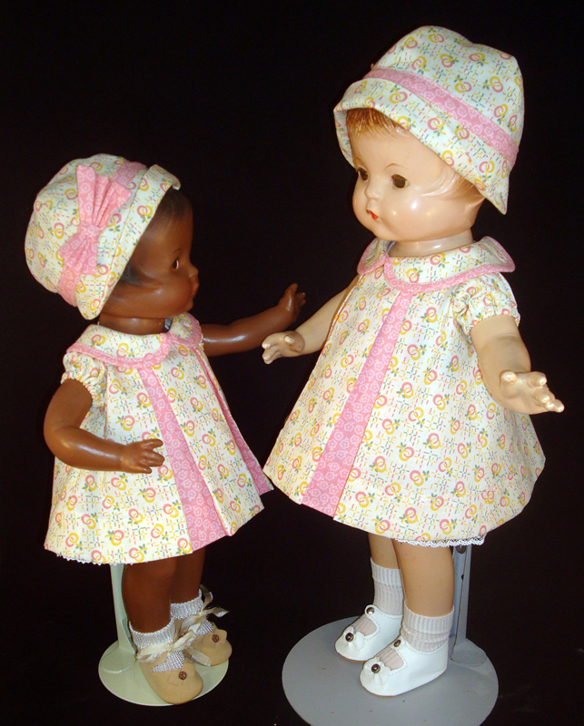 Pink Pleat Patsy Doll Dress