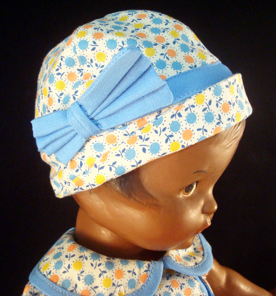 Blue Pleat Patsy Doll Dress