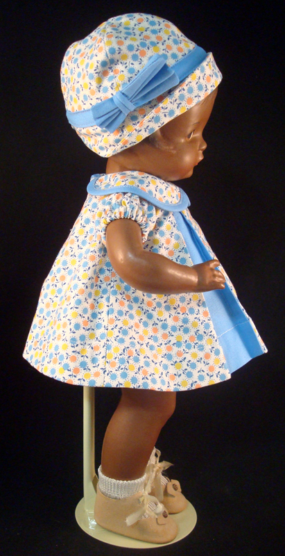 Blue Pleat Patsy Doll Dress