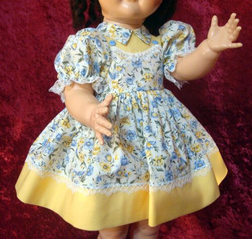 Saucy Walker Doll Dress Yellow 2-Color