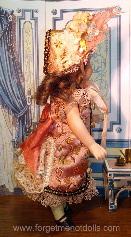7"Bisque Doll Silk Dress2