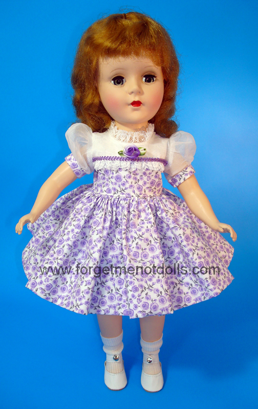 SweetSue OrgandySleeve Purple Dress