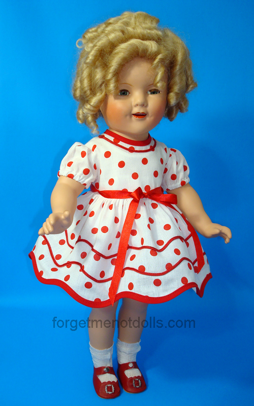 ShirleyTemple Doll CoinDot Dress